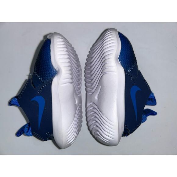 Nike Flex Runner Blue White Toddler Slip On Shoes AT4665-407 Size 2C - Picture 3 of 7